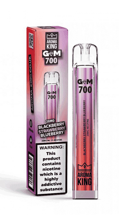 Aroma King Gem 700 puffs 20mg - Blackberry Strawberry Blueberry | Mario24